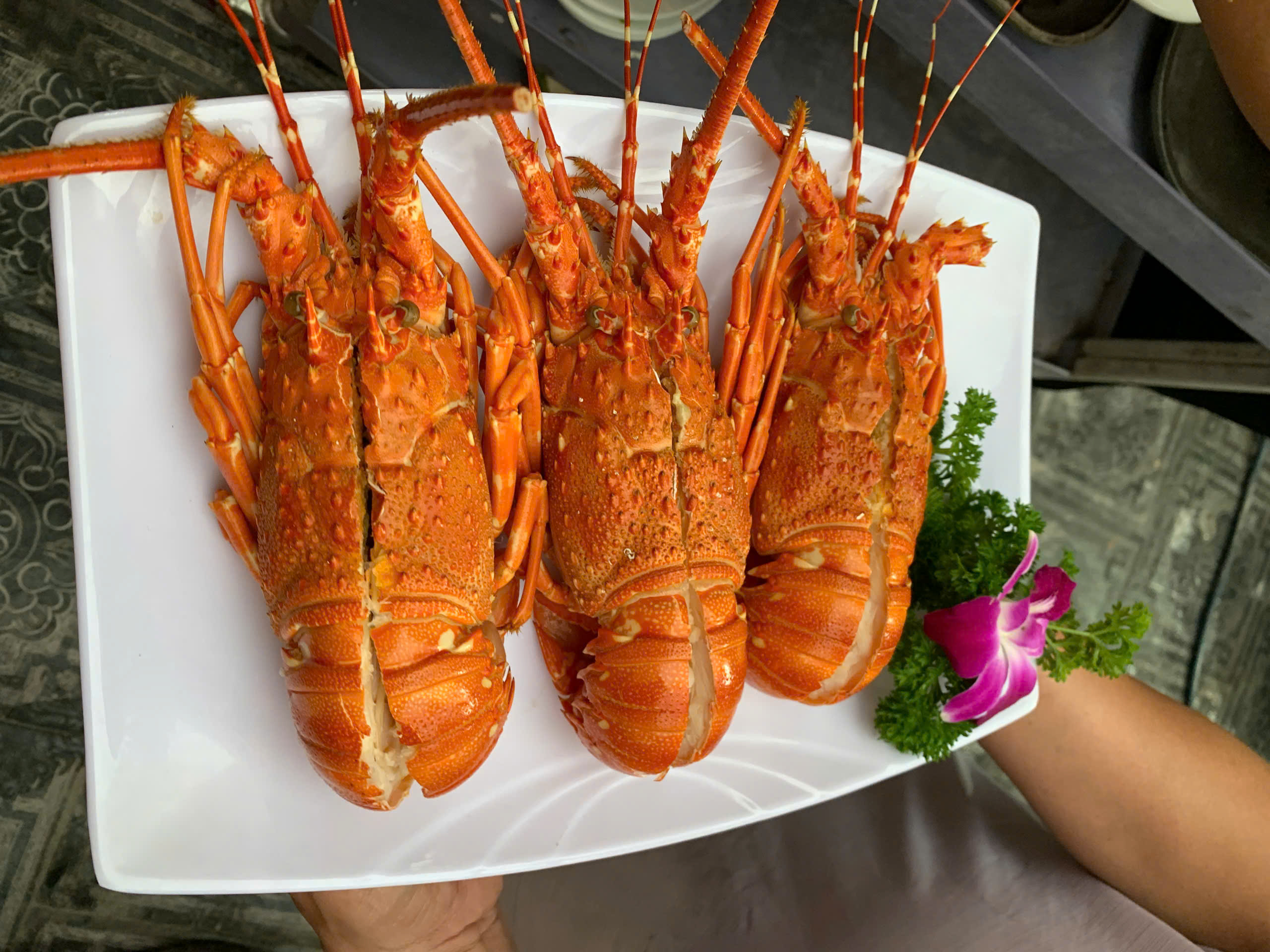 Tôm hùm hấp