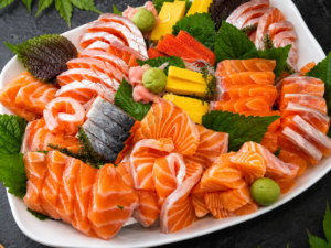 Cá hồi sashimi