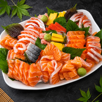 Cá hồi sashimi