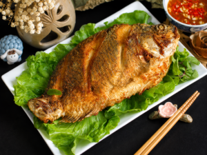 Cá vược chiên giòn