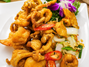 Mực chiên bơ
